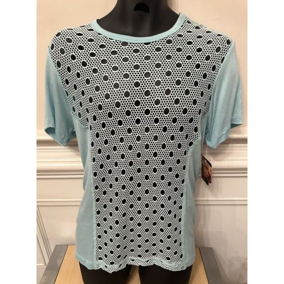 Pistol Pete Clothes Other - Pistol Pete See Thru Circles & Fishnet Short Sleeve Crew Neck SS310-718